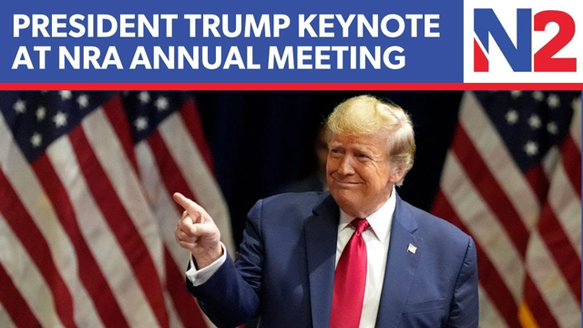 LIVE: President Donald Trump Keynote Speech at NRA Annual Meeting | NEWSMAX2