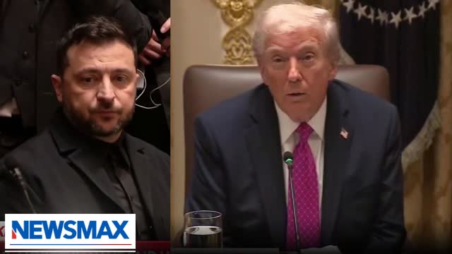 'I think he looks beautiful in his jacket': Trump meets with Zelenskyy