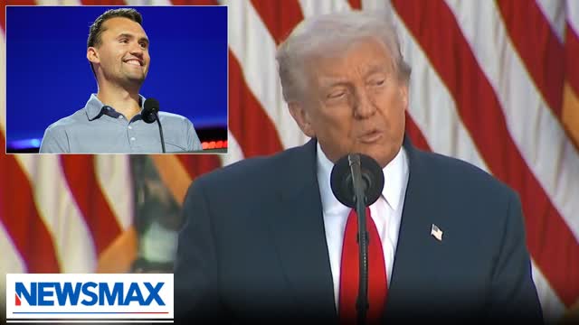 'Eternal true American patriot': Trump awards late Charlie Kirk with Presidential Medal of Freedom
