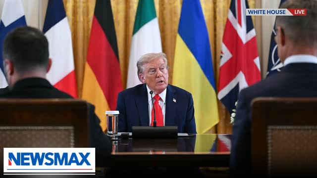 Trump meets with Zelenskyy, European leaders at White House