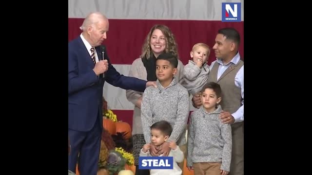 Biden tells boy of color to 'go steal a pumpkin'