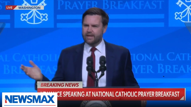 VP Vance speaks at the National Catholic Prayer Breakfast