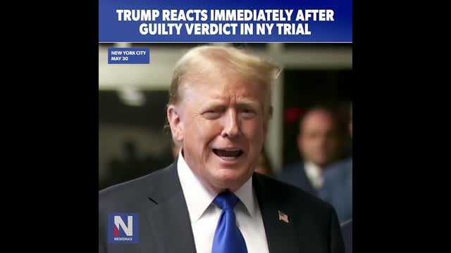 TRUMP: "Rigged, disgraceful' trial, 'real verdict' coming this Election Day