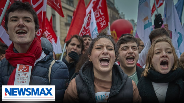 Protests breakout in Paris over pension reform