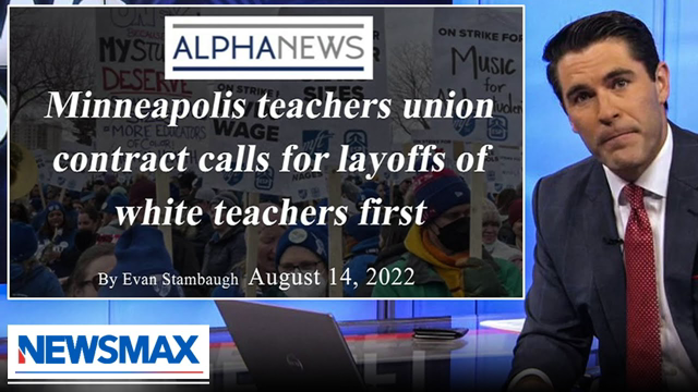 Rob Schmitt: Minneapolis schools to lay off white teachers first