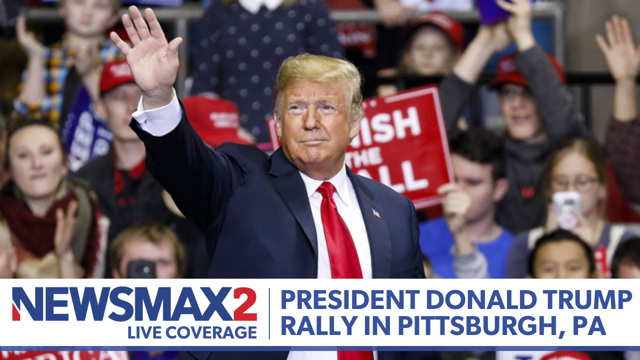 LIVE: President Donald Trump Rally in PIttsburgh, Pennsylvania | NEWSMAX2