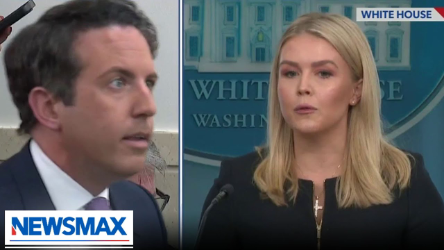 Karoline Leavitt to reporter: Tariffs are not up to you, you're not the President