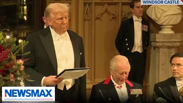 'It's a privilege to be first American president welcomed here': Trump speaks at UK State Dinner
