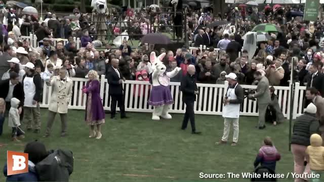 Watch the Easter Bunny Re-Direct Biden After He Mentions Afghanistan