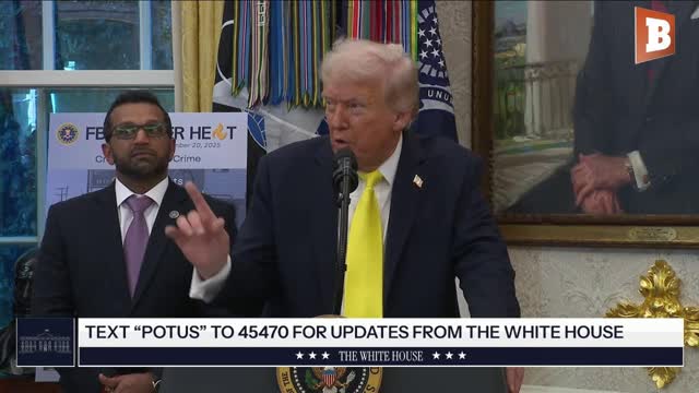LIVE: President Trump and FBI Dir. Kash Patel Hold News Conference...