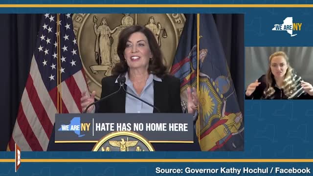 Hochul: "White Supremacists, Right-Wing Extremists, and Domestic Terrorists" Trying to "Stoke Fear"
