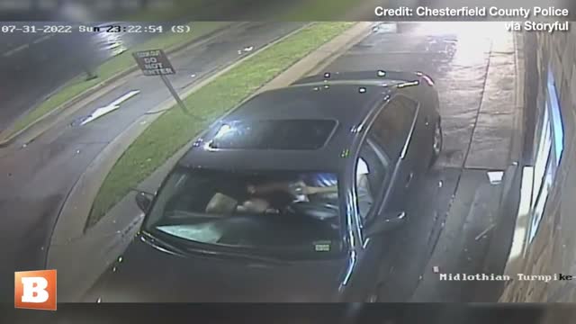 CAUGHT ON CAM: Man Fired Gun at Drive-Thru with Children in Back Seat