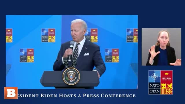 Biden Blames "Russia, Russia, Russia, Russia" For Gas Prices, Food Crisis
