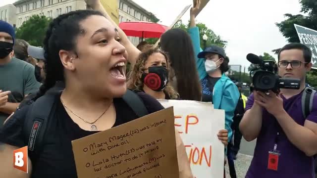 "Hail F*cking Satan!" – Pro-Abortion Woman Chants, Mocks Christian Pro-Lifer