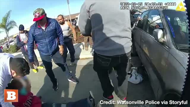 HEROES! Good Samaritans RUSH to Help Police Lift Car Off Elderly Cyclist