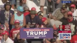 Chaos Erupts as Gunshots Appear to Ring Out at Trump Rally