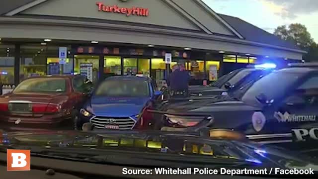 Juveniles Ram Stolen Car into Police Barricade