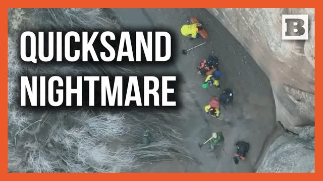 Experienced Hiker Rescued After Being Stuck in Quicksand for Hours, Losing Feelings in Legs
