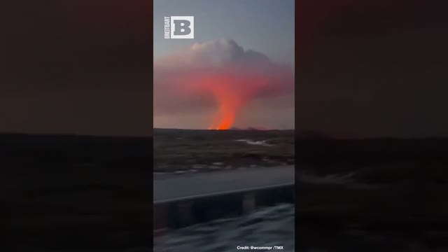 Land of Fire and Ice Lives Up to its Name as Volcano Erupts in Iceland