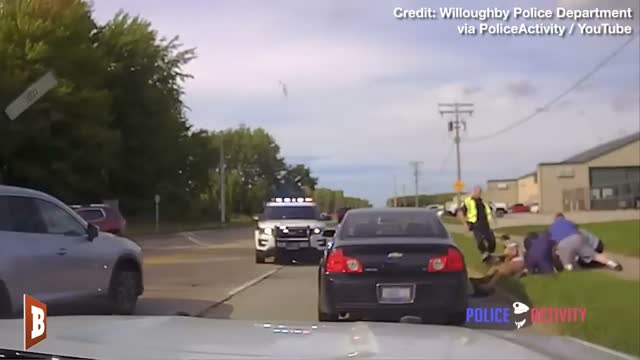 "You Don't Do That to a Woman!:" Good Samaritans Help Ohio Cop Make Arrest