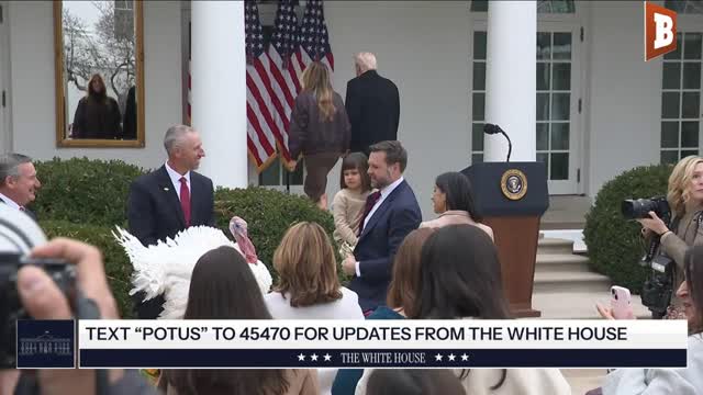 LIVE: President Trump, First Lady Participate in Thanksgiving Turkey Pardoning...