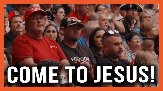 People Stand & Accept Christ After Charlie Kirk's Pastor Presents Gospel