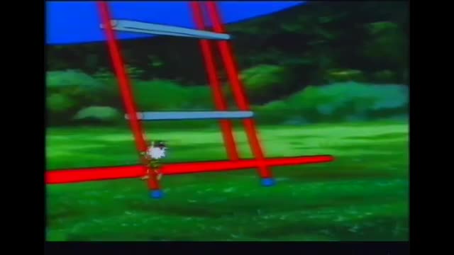 Tecknat Barn Svenska:Charlie Strapp and Froggy Ball Flying High (1993 Finland) VHSRIPPEN (Finnish) Full Movie (3D)