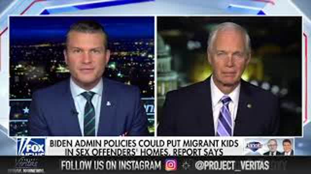 Senator Ron Johnson Sites Veritas HHS Whistleblower On The Crisis Happening On Southern Border