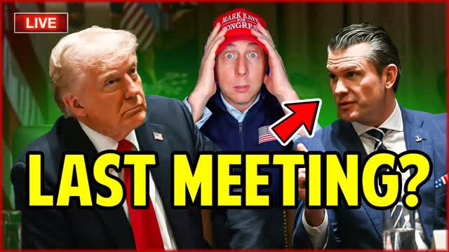 ? Is Trump Hosting His Last Cabinet Meeting With Pete Hegseth? LIVE!