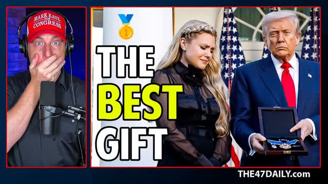 What Trump Gave Charlie Kirk for His Birthday Left His Wife Speechless