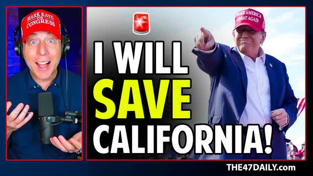 Trump Vows To Save California From Gavin Newsom!