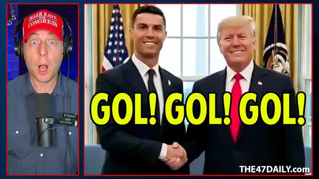 Trump Surprises Barron With Ronaldo Visit at Saudi State Dinner