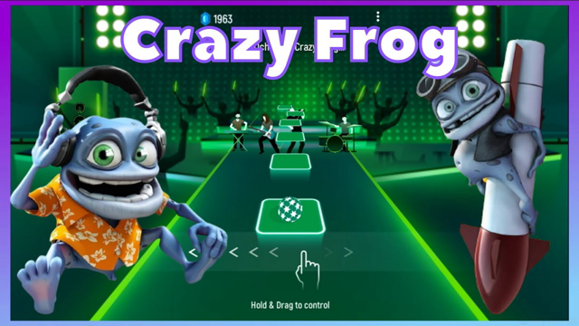 Crazy Frog - Axel F - Tiles Hop