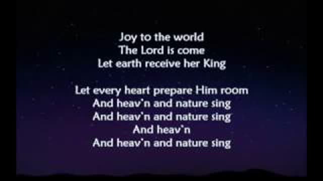 JOY TO THE WORLD - Francesca Battistelli