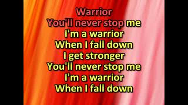 Hannah Kerr Warrior (karaoke)