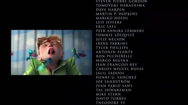 Rise of the Guardians end credits dvd
