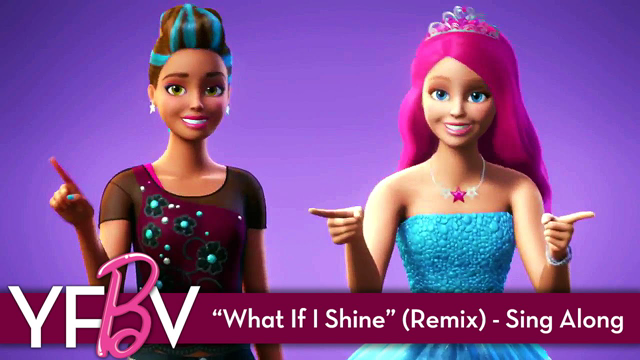 "WHAT IF I SHINE?" (REMIX) - Lyric Music Video | Barbie™ in Rock 'N Royals (HD)