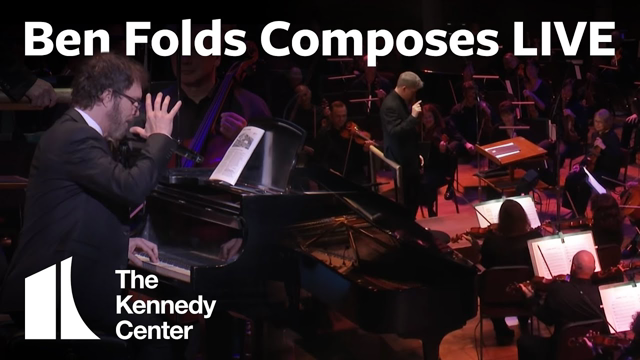 Ben Folds Composes a Song LIVE for Orchestra In Only 10 Minutes