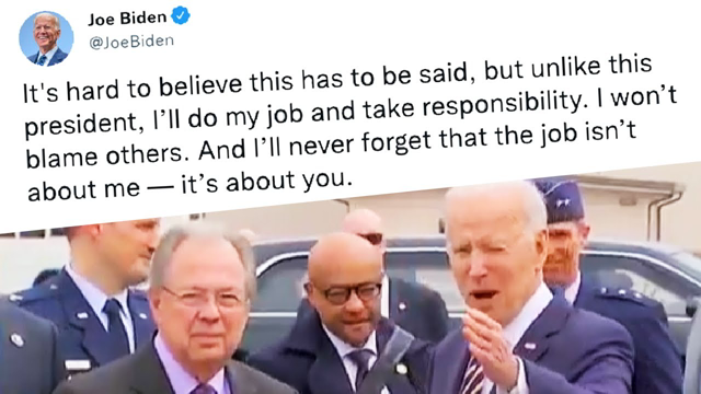 Take responsibility, Biden.