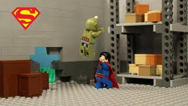 Lego Cyclops - Superhero Lesson #4 - Defeating a Super Villian - Stopmotion