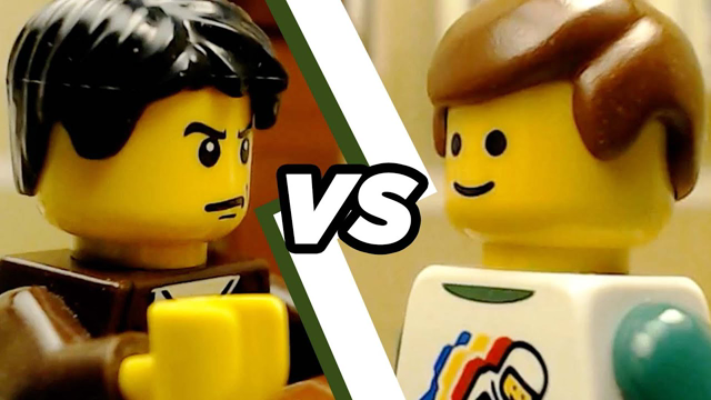 Staring Contest - LEGO Animation