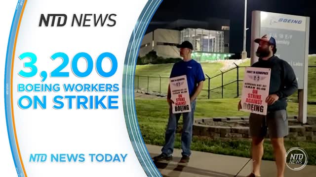 3 Boeing Defense Plants Now On Strike; EU Suspends US Tariff Countermeasures for 6 Months