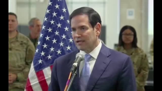 Rubio Tours US-led Center in Israel Overseeing Cease-Fire in Gaza