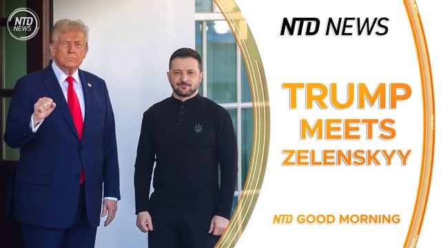 Trump to Host Zelenskyy and European Leaders Today; Erin Restrengthens into Category 4 Storm