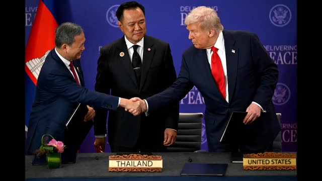 Trump Brokers Cambodia-Thailand Peace Declaration