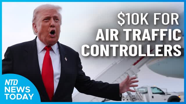 Trump: $10K for Air Traffic Controllers; SCOTUS Gay Marriage Decision | NTD News Today (Nov. 10)