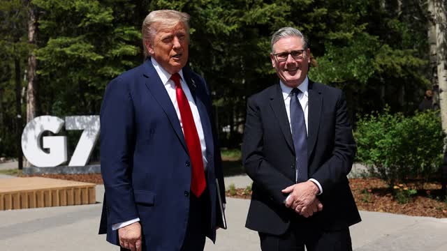 Trump Meets With UK Prime Minister Starmer