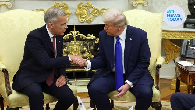 Trump Meets With Canadian Prime Minister Mark Carney | NTD News Today (Oct. 7)