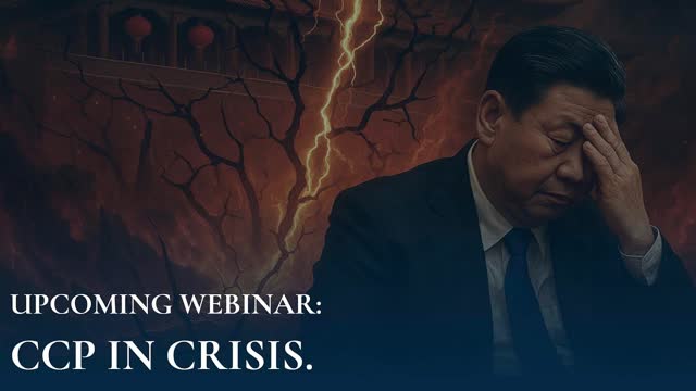 LIVE: Think Tank Holds Webinar on 'Is China Entering a Post-Xi or Post-CCP Era?'