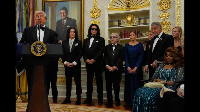 Trump Awards Kennedy Center Honors Medals in Oval Office